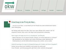 Tablet Screenshot of okw-kunststofftechnik.de